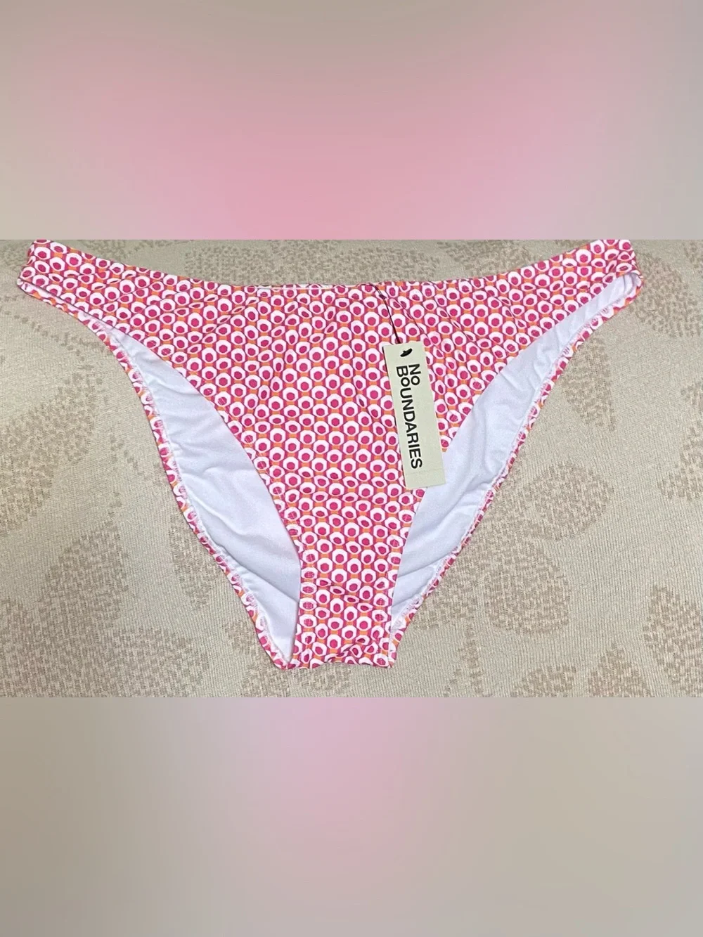 Bikini Bottoms pink and orange pattern - Picture 2 of 5